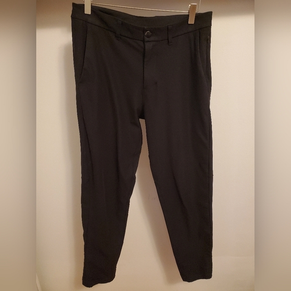 Lululemon Commission Pant Slim *Warpstreme. 27". Black. Size 31 - Picture 2 of 15